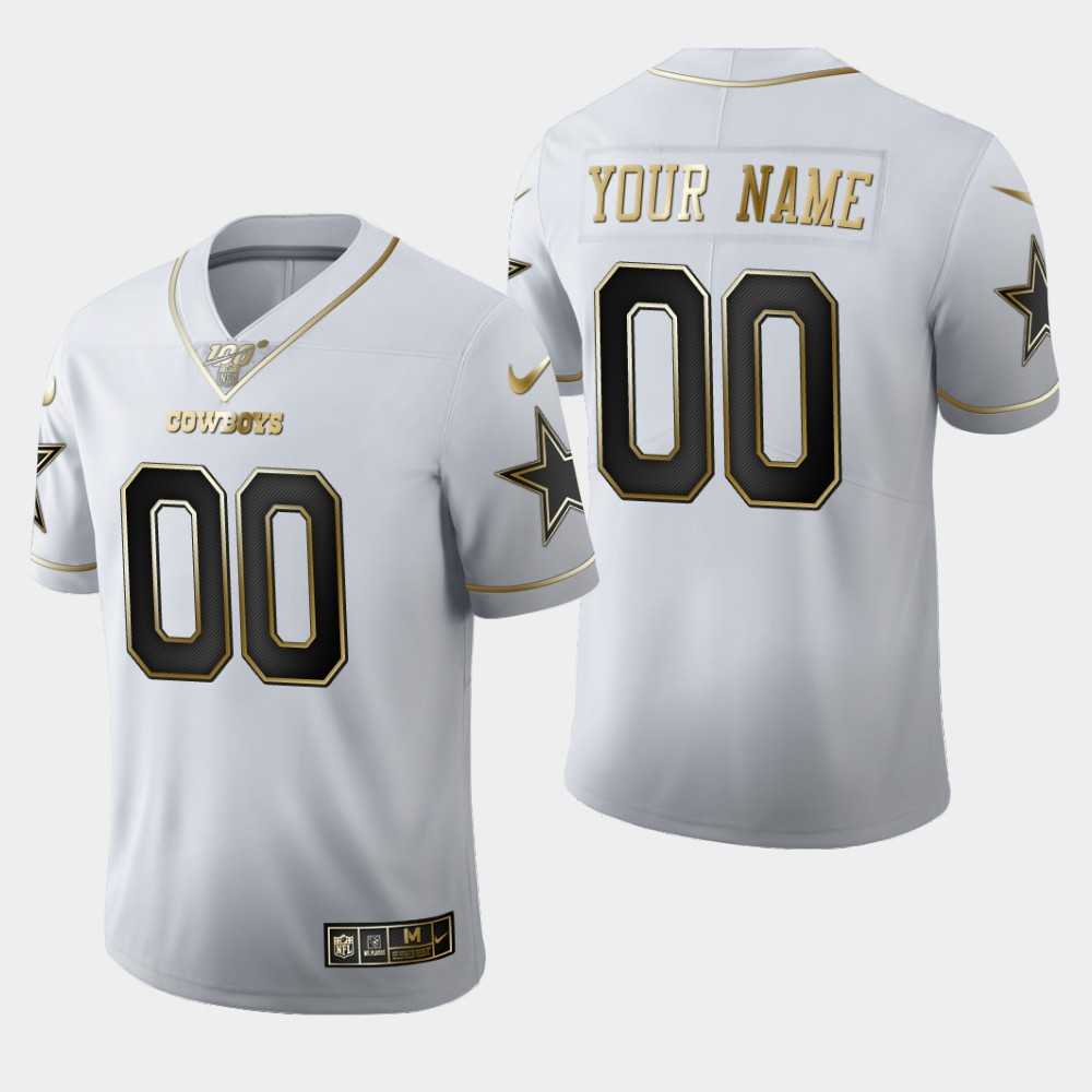 Nike Cowboys Customized White 100th Season Vapor Untouchable Limited Jersey,We sell and wholesale Nike Cowboys Customized White 100th Season Vapor Untouchable Limited Jersey on line form chian!